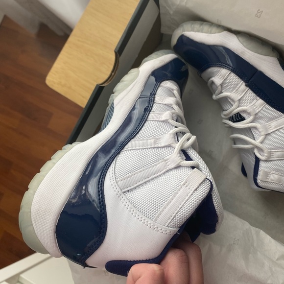 Jordan 11 white/university blue - Picture 5 of 6